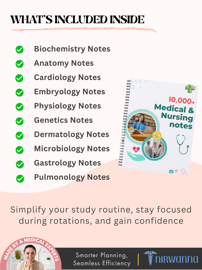 1000+ Medical Nursing Notes