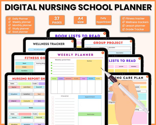 Digital Nursing School Planner
